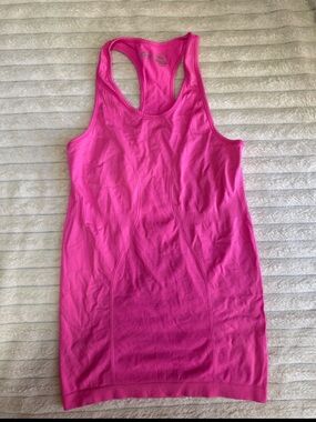 Zyia Active Pink Seamless Racerback Tank Size S | Athletic Workout Top
